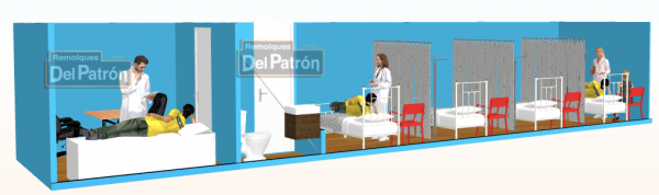 Clínica Móvil de Hospitalización y Atención CCH-11M-A - Imagen 4
